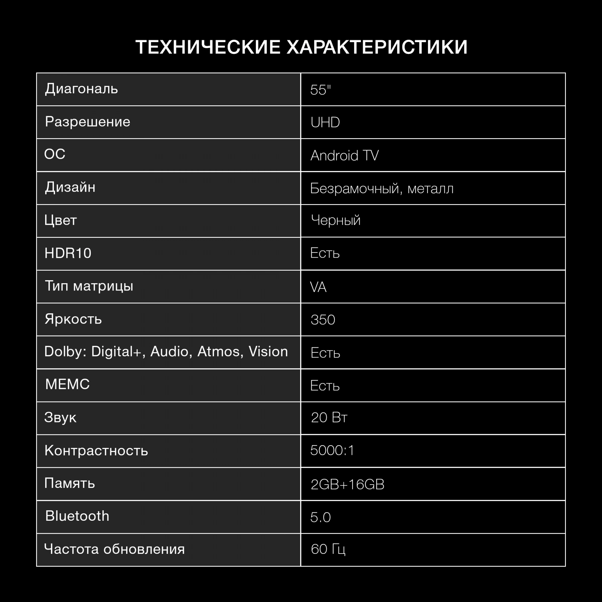 HYUNDAI H-LED55BU7009