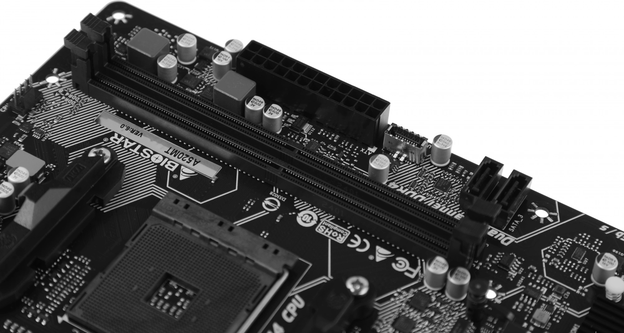 Biostar A520MT {Soc-AM4 AMD A520 2xDDR4 mATX AC`97 8ch(7.1) GbLAN RAID+HDMI+DP} Biostar A520MT {Soc-AM4 AMD A520 2xDDR4 mATX AC`97 8ch(7.1) GbLAN RAID+HDMI+DP}