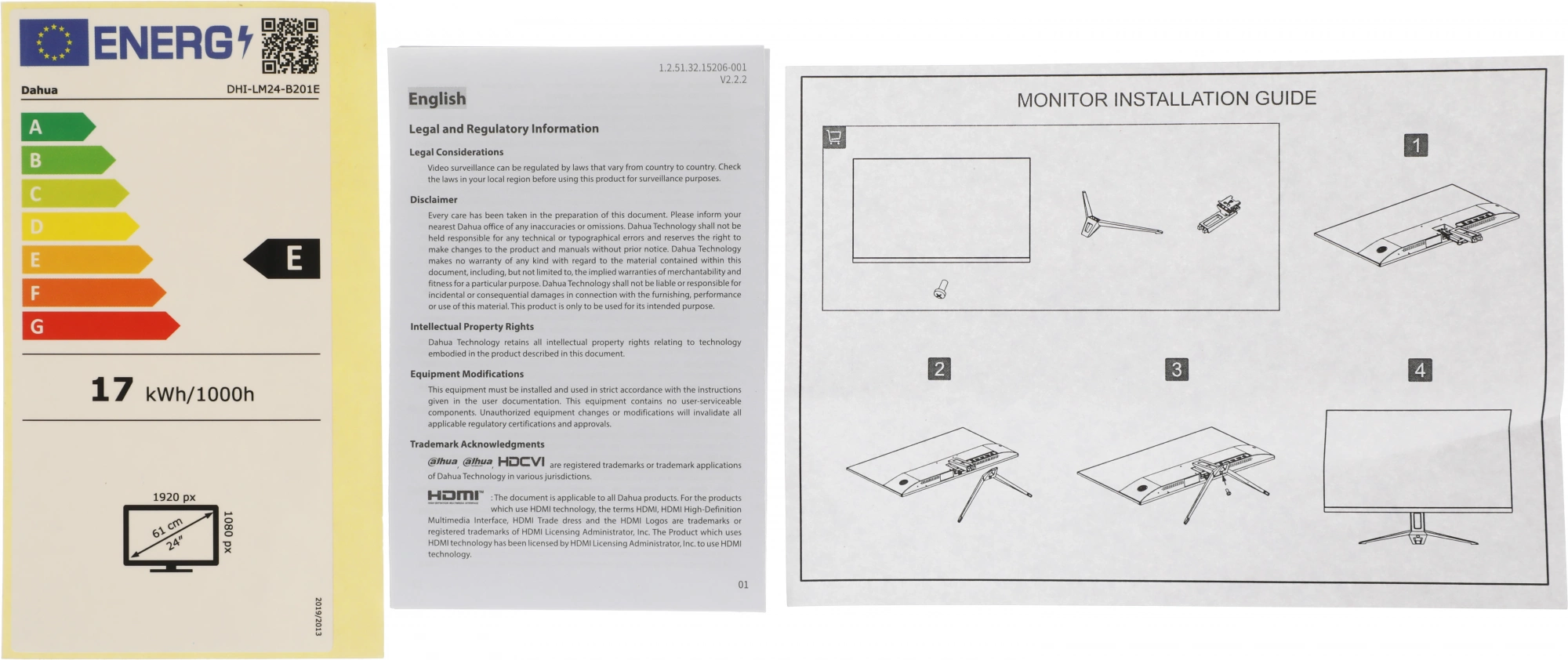 Dahua DHI-LM24-B201E 23.8"; Безрамочный (16:9) FullHD 1920x1080 ЖК-монитор; 100Гц; IPS; VESA 75x75; 1 VGA; 1 HDMI; 1 DP; 1 Аудиовыход Dahua DHI-LM24-B201E 23.8"; Безрамочный (16:9) FullHD 1920x1080 ЖК-монитор; 100Гц; IPS; VESA 75x75; 1 VGA; 1 HDMI; 1 DP; 1 Аудиовыход