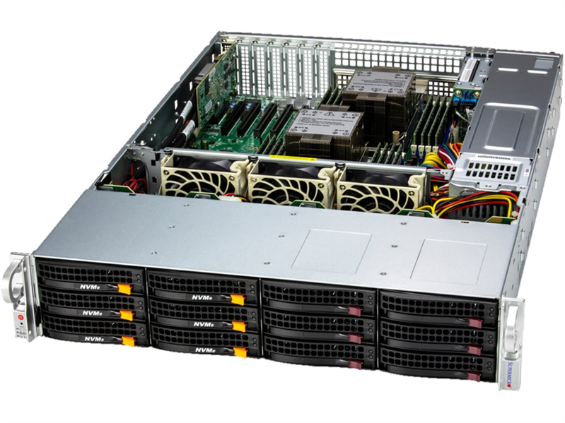 Сервер Supermicro SSG-621E-ACR12L. Сервер Supermicro SSG-621E-ACR12L.
