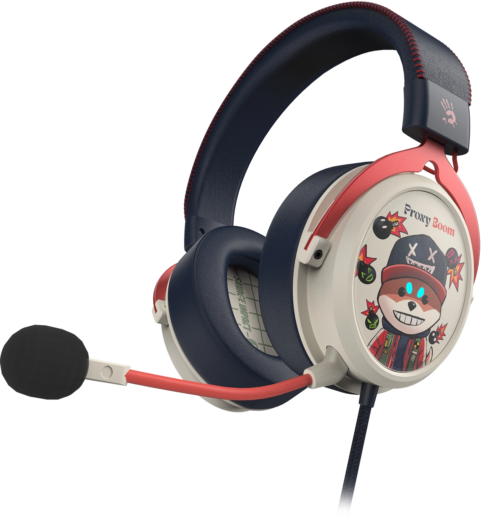 A4Tech Bloody M595 Renegade черный 2.3м мониторные USB (M595)