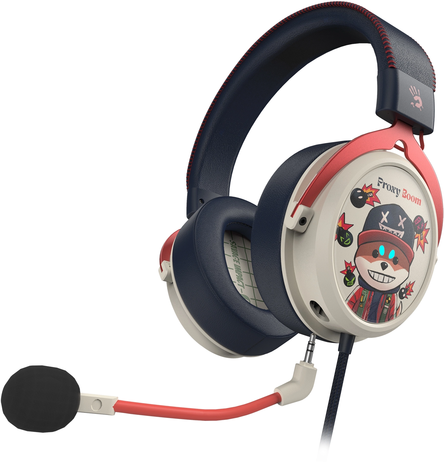 A4Tech Bloody M595 Renegade черный 2.3м мониторные USB (M595)