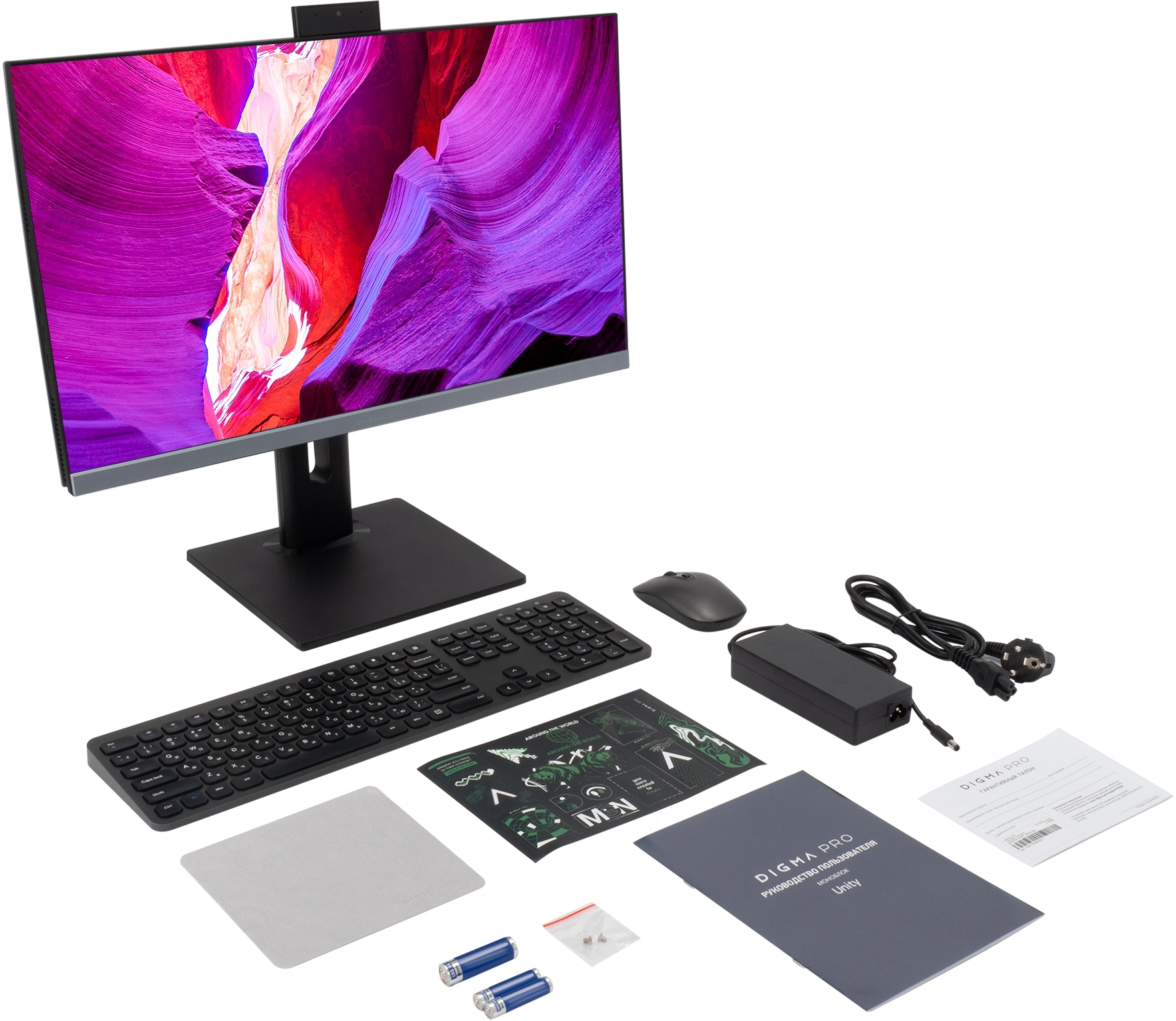 Digma Pro Unity [DM23P5-ADXW02] Grey/Black 23.8" {FHD i5-1235U/16GB/512GB SSD/W11Pro/kb/m}