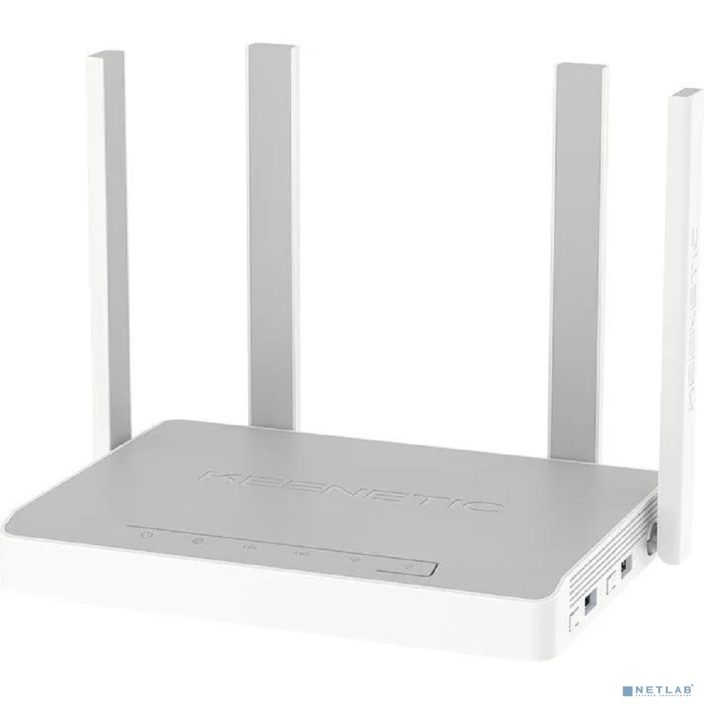 Маршрутизатор/ Keenetic Ultra Мультигигабитный интернет-центр с Mesh Wi-Fi 6 AX3200, двухъядерным ARM-процессором, Smart-коммутатором с 5 портами Gigabit Ethernet и 1 портом 2.5 Gigabit Ethernet, порт