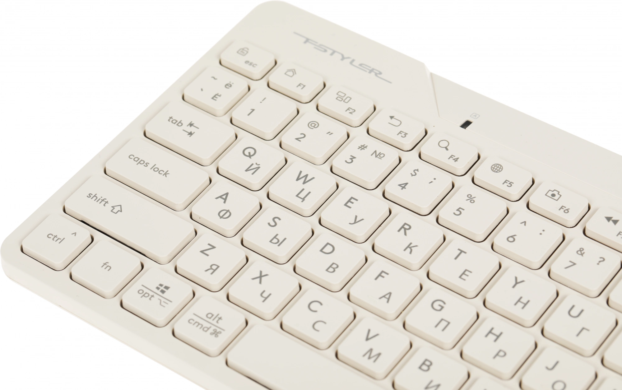 Комплект клавиатура+мышь беспров. A4TECH Fstyler FG2200 Air2 beige (USB, slim) (FG2200 AIR2 BEIGE)