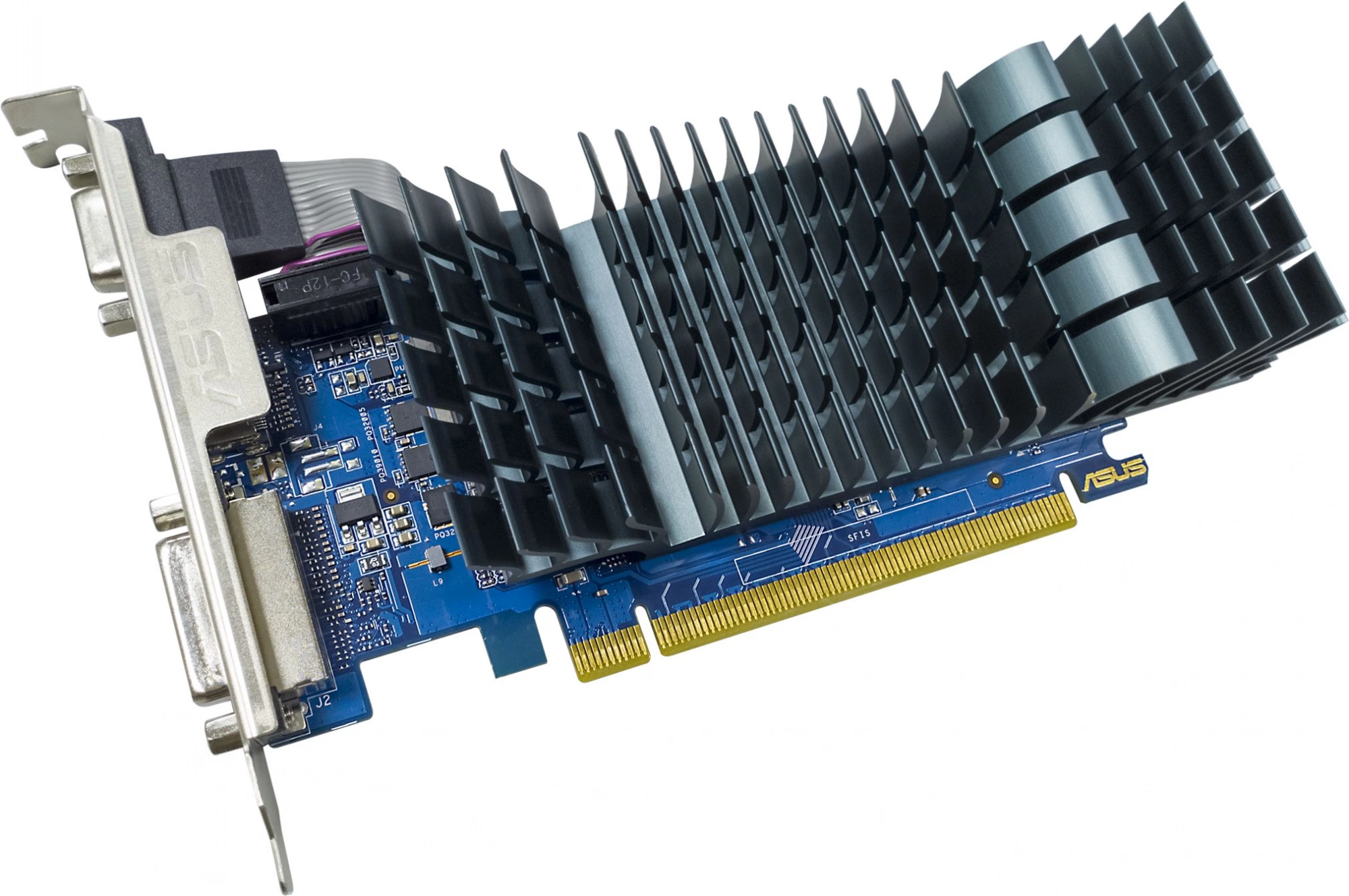 Видеокарта ASUS GeForce GT710 EVO 2GB GDDR5 64bit VGA/DVI/HDMI PASSIVE (GT710-SL-2GD5-BRK-EVO) RTL