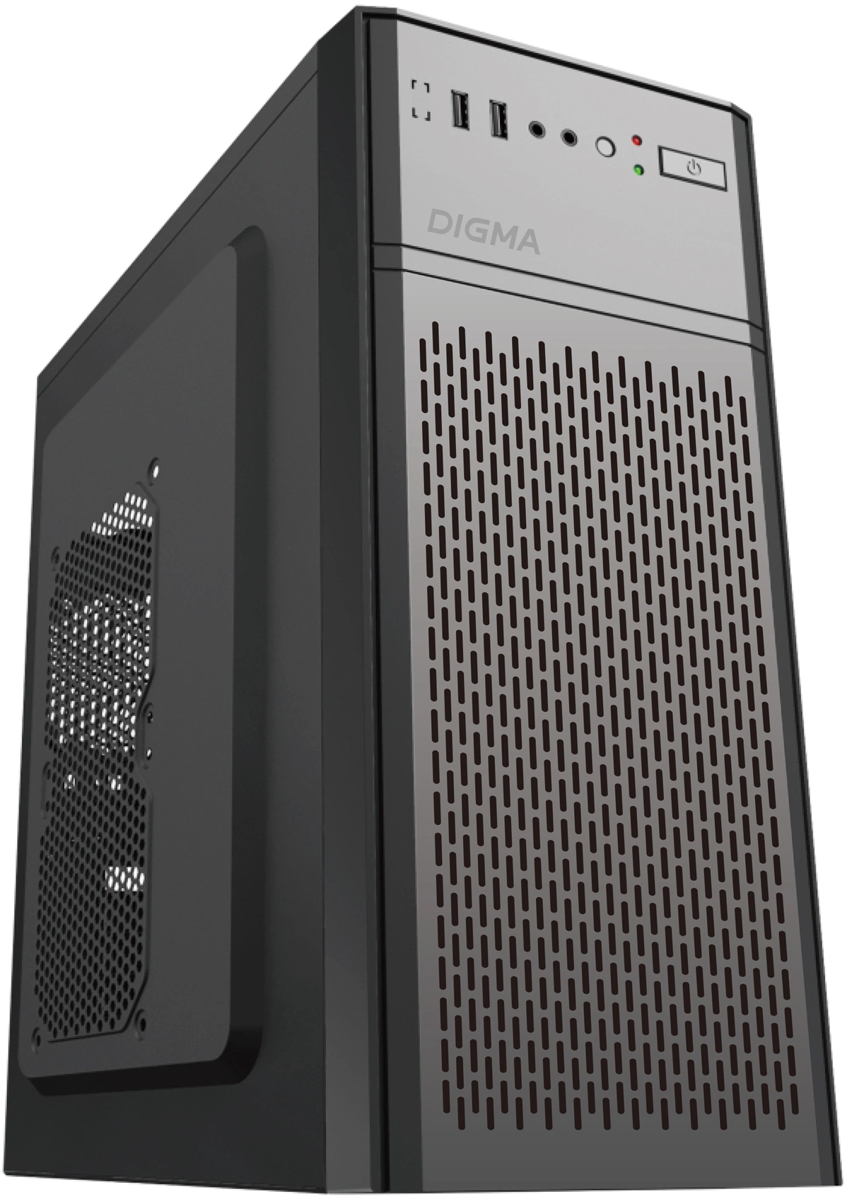Корпус Digma DCC-MD301 черный без БП ATX 1x80mm 4x120mm 1xUSB2.0 1xUSB3.0 audio Корпус Digma DCC-MD301 черный без БП ATX 1x80mm 4x120mm 1xUSB2.0 1xUSB3.0 audio