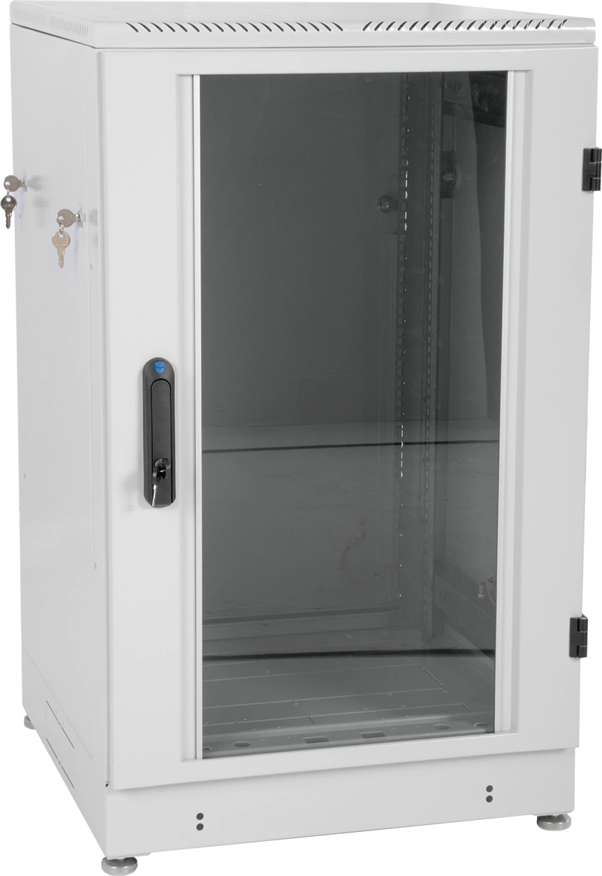 ЦМО Шкаф телекоммуникационный напольный 24U (600 x 800) дверь стекло, ШТК-М-24.6.8-1ААА