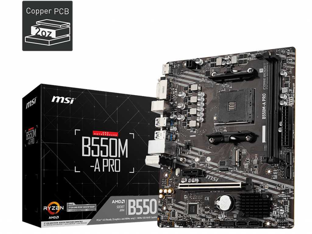 MSI B550M-A PRO