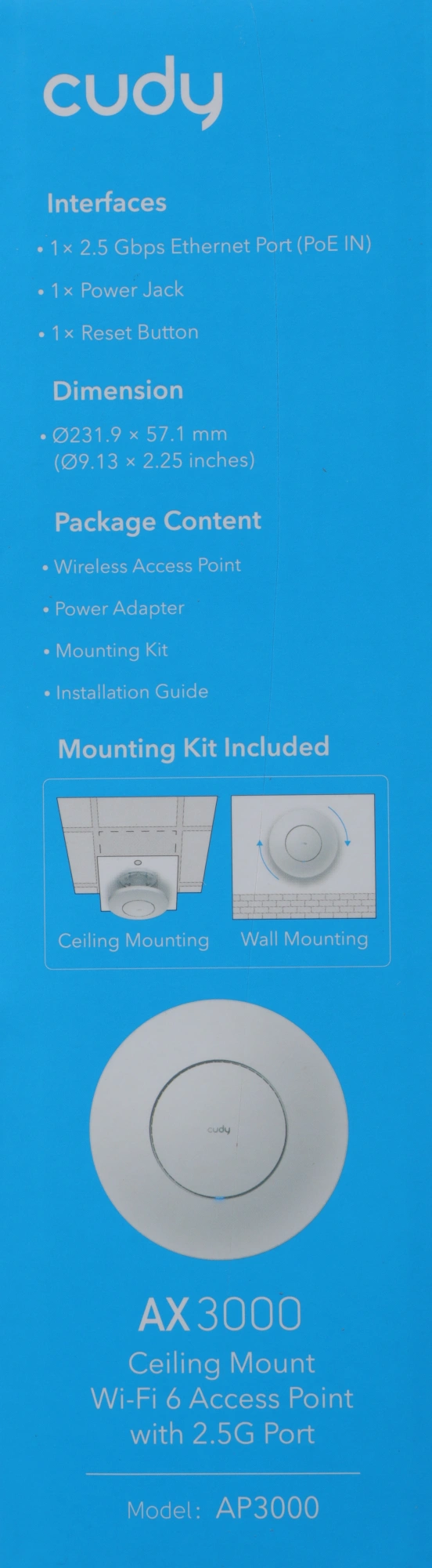 CUDY AP3000