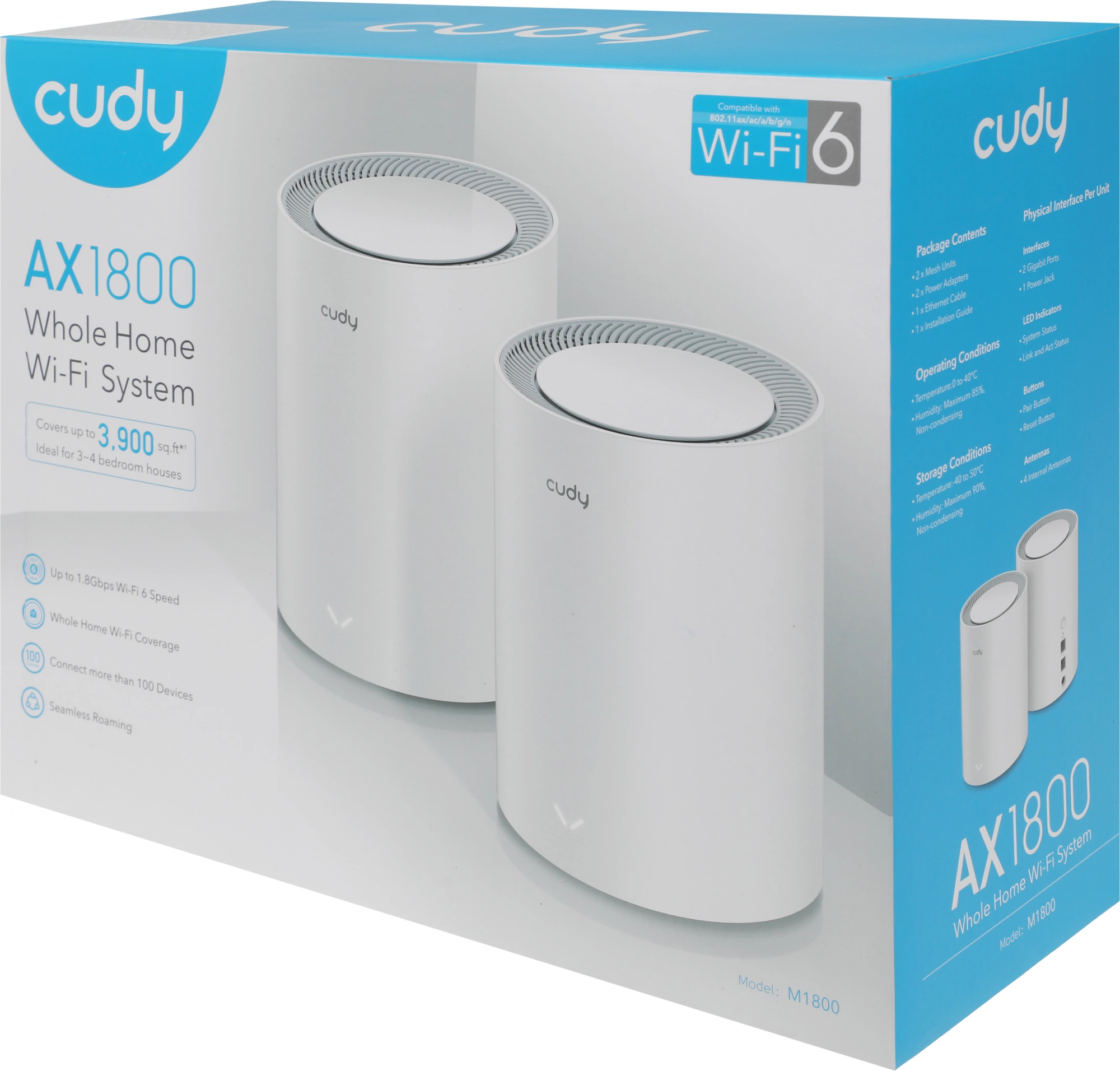 CUDY M1800(2-PACK) CUDY M1800(2-PACK)