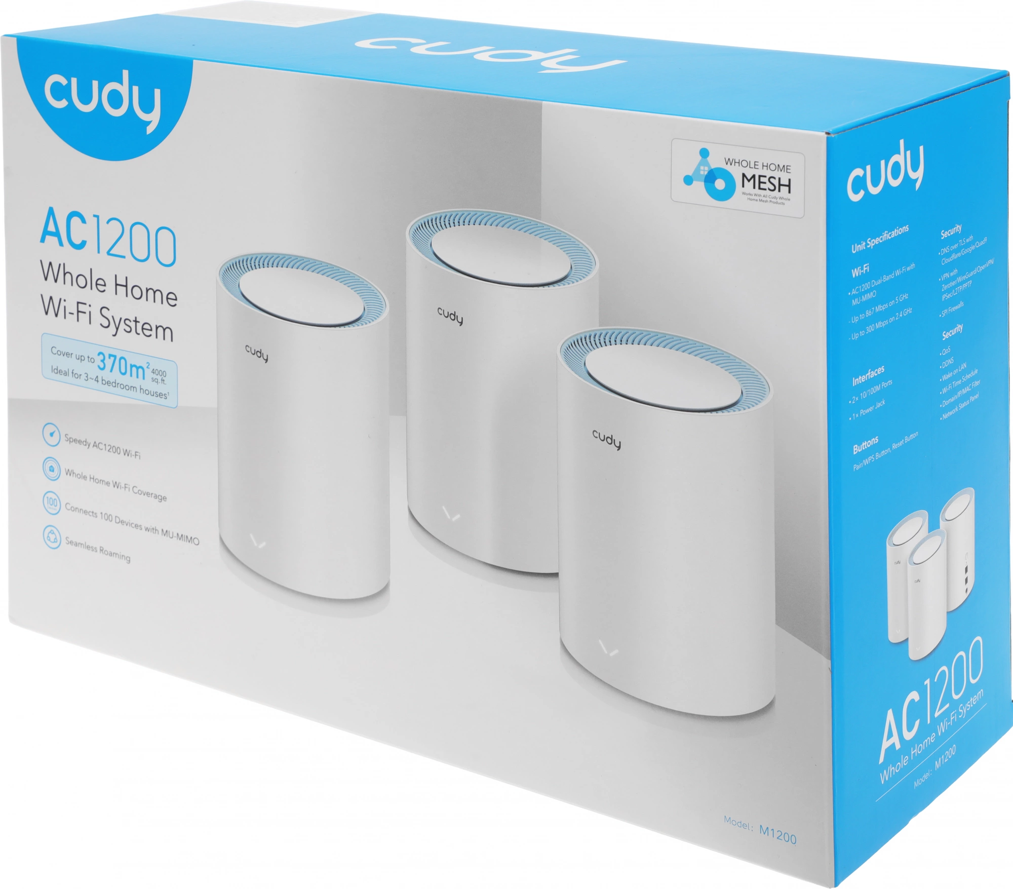 CUDY M1200(3-PACK) CUDY M1200(3-PACK)