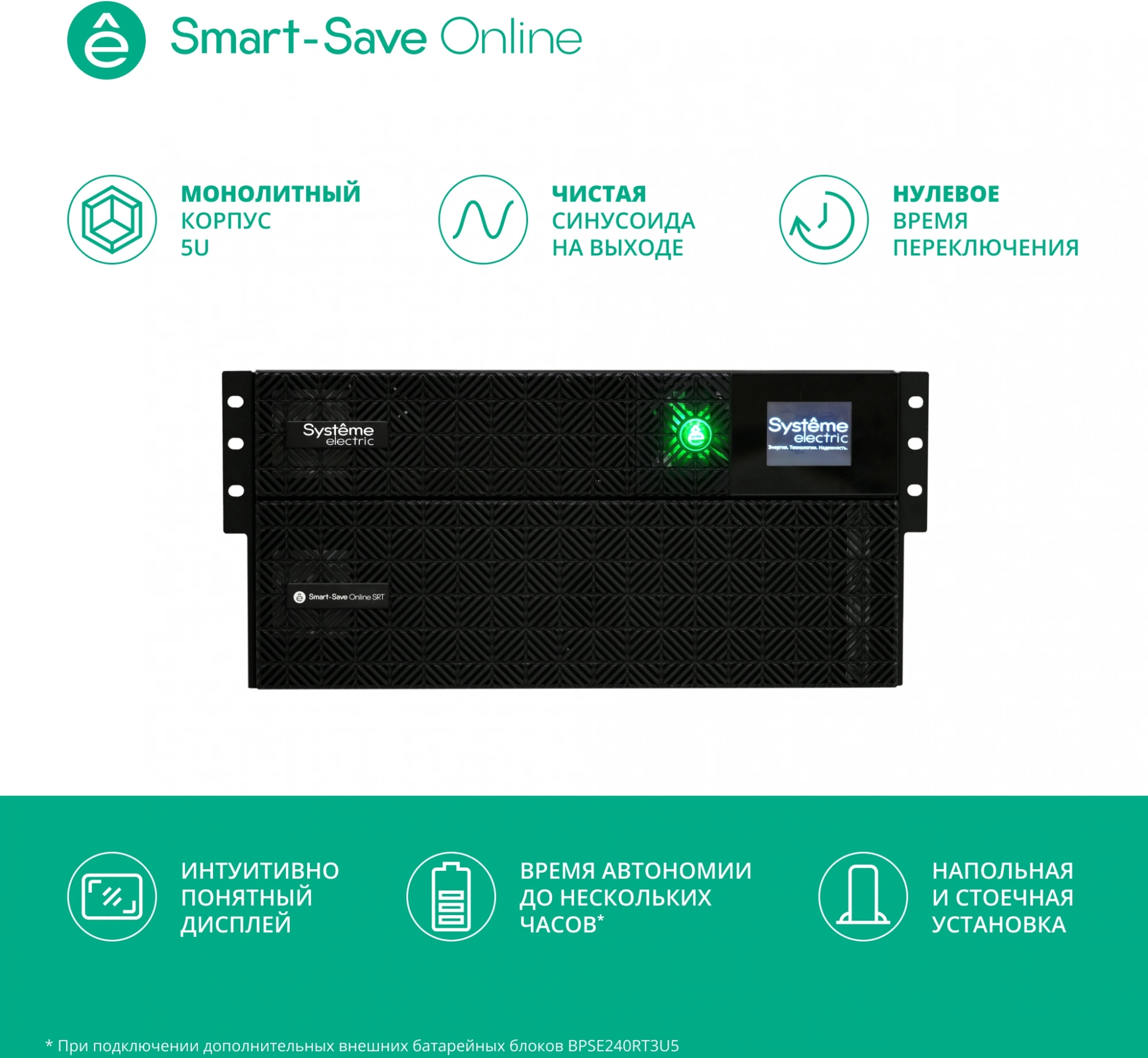 SYSTEME ELECTRIC Smart-Save SRT SRTSE5KRTXLIEC-NC