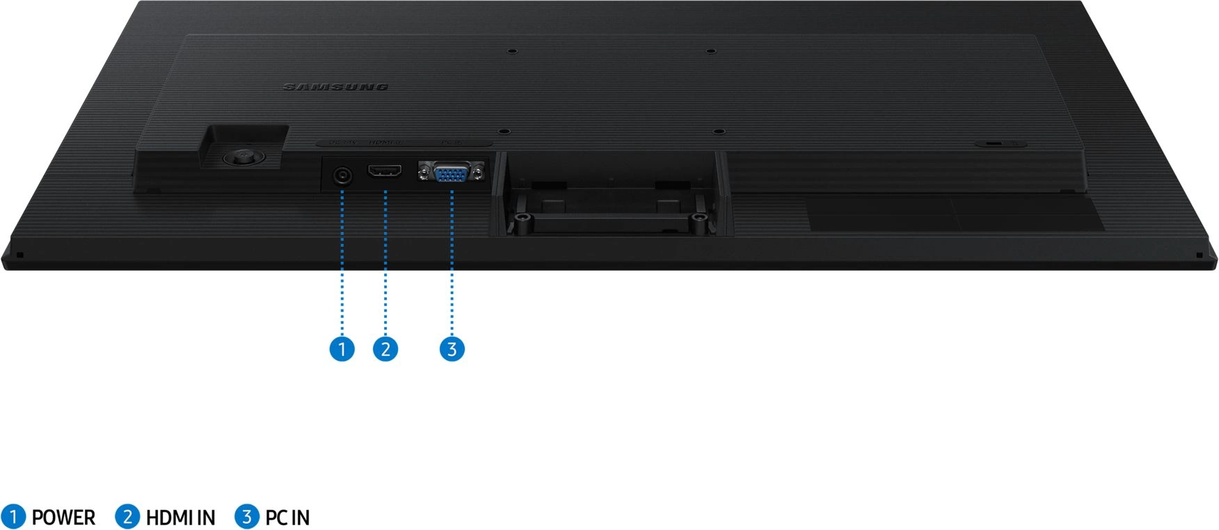 LCD Samsung 24" S24D300GAI {IPS 1920x1080 100Hz 5ms 250cd  16:9 D-Sub HDMI FreeSync External Vesa}[LS24D300GAIXCI]