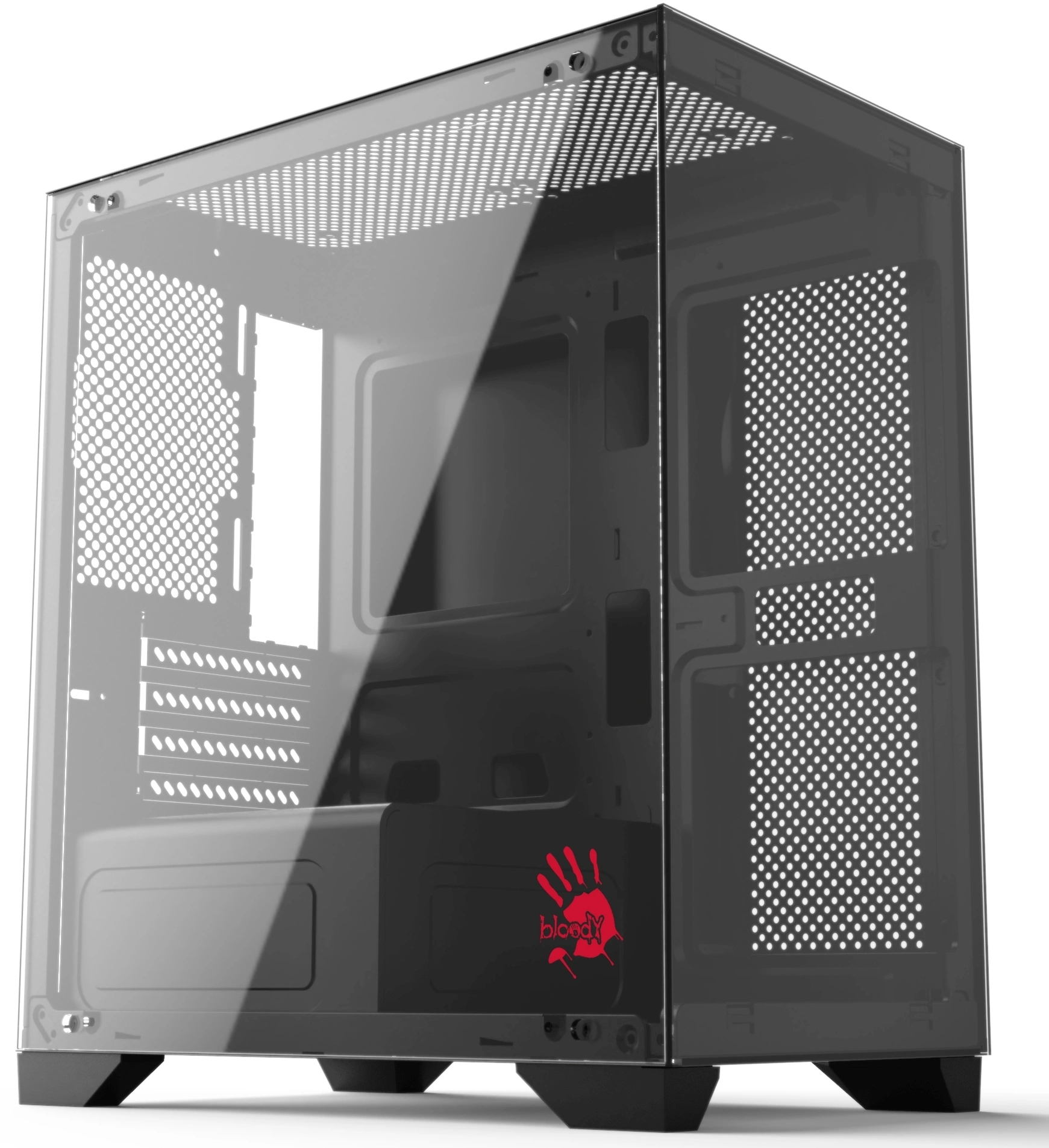 Корпус Bloody BD-CC103 черный без БП mATX 7x120mm 1xUSB2.0 1xUSB3.0 audio bott PSU Корпус Bloody BD-CC103 черный без БП mATX 7x120mm 1xUSB2.0 1xUSB3.0 audio bott PSU