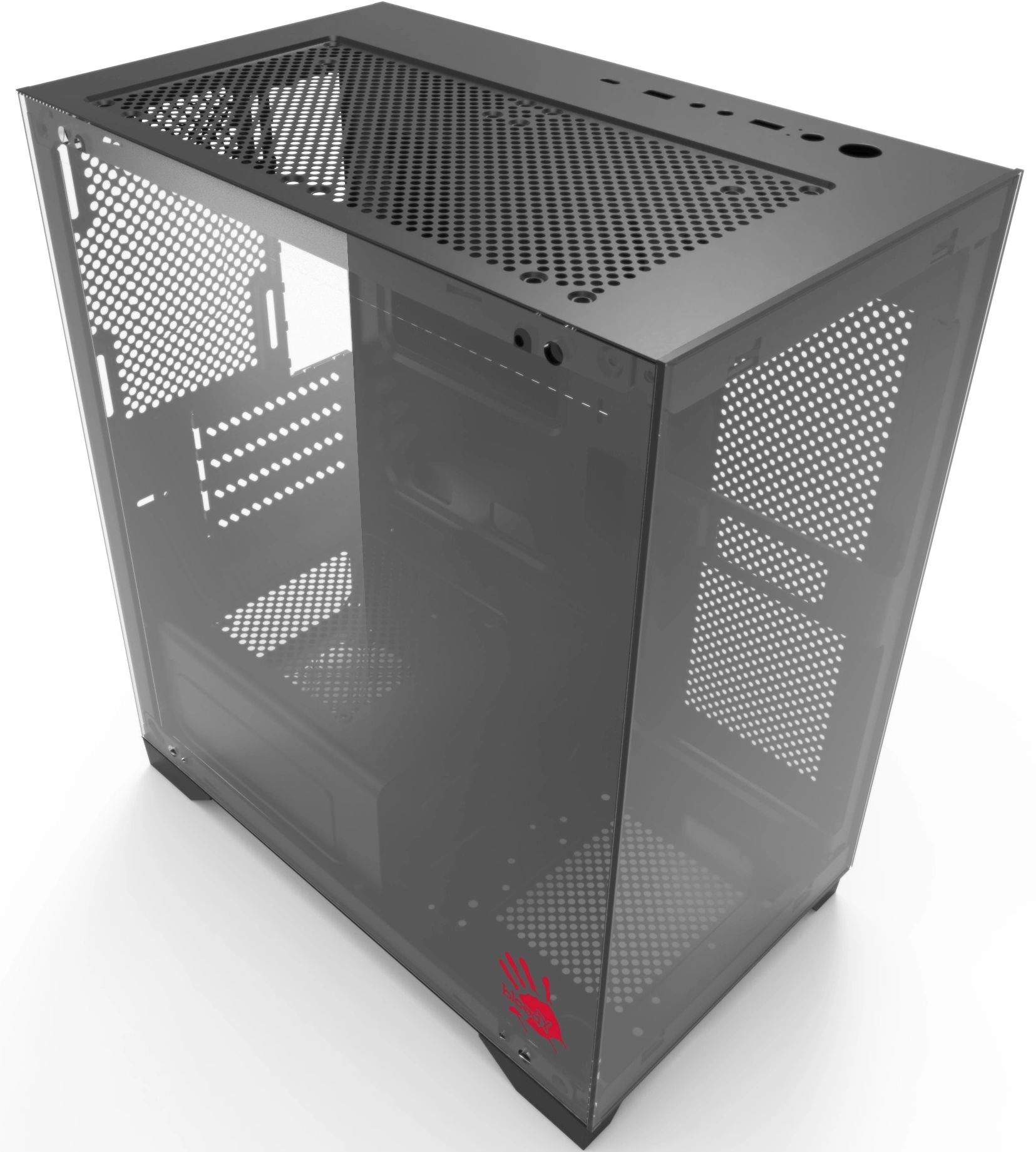 Корпус Bloody BD-CC103 черный без БП mATX 7x120mm 1xUSB2.0 1xUSB3.0 audio bott PSU Корпус Bloody BD-CC103 черный без БП mATX 7x120mm 1xUSB2.0 1xUSB3.0 audio bott PSU