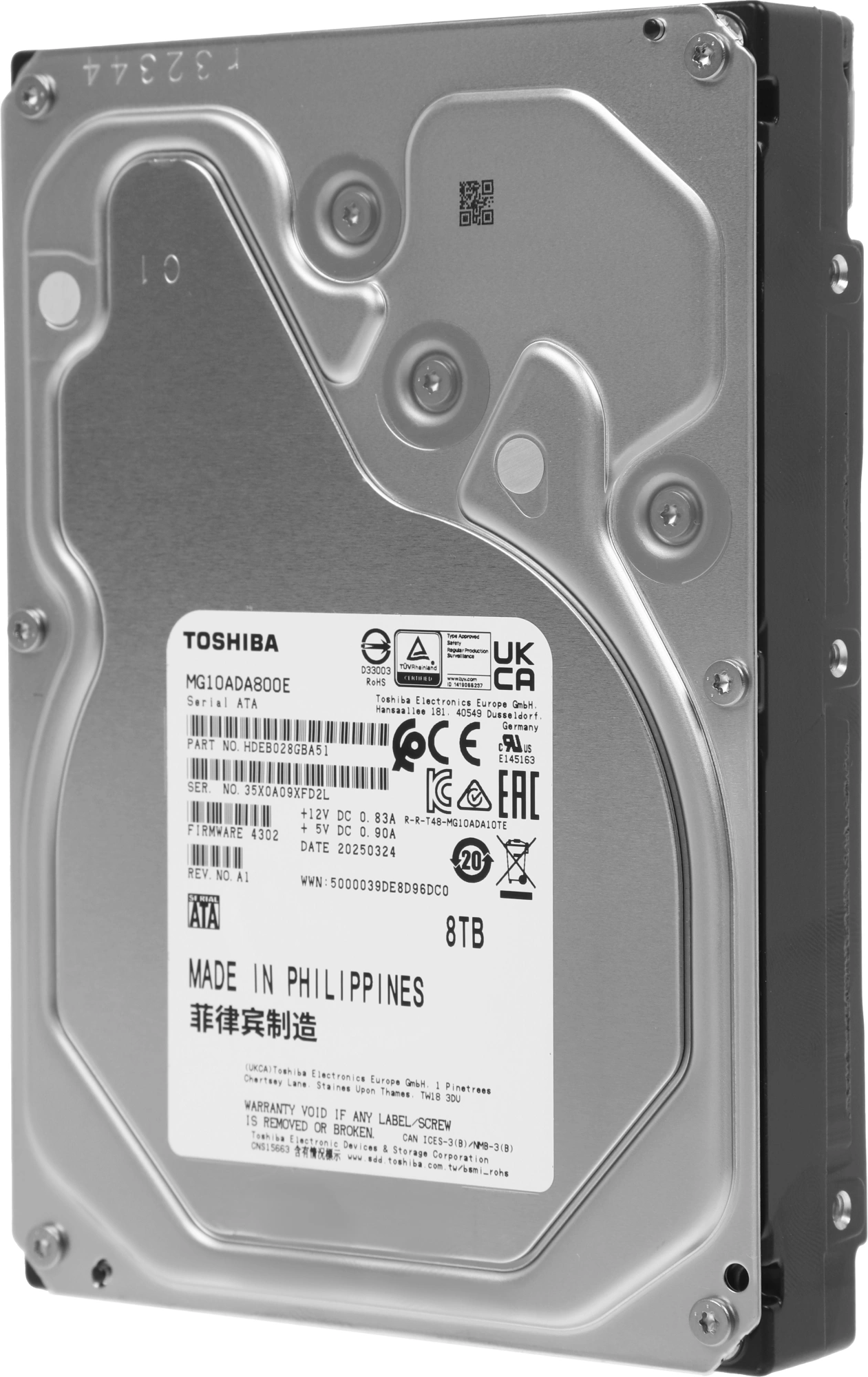 TOSHIBA MG10ADA800E