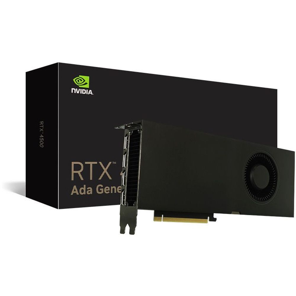 Видеокарта/ VGA NVIDIA RTX 4500 Ada Graphic Card - 24 GB GDDR6 - PCIe 4.0 x16 - 2x Slot - Bulk