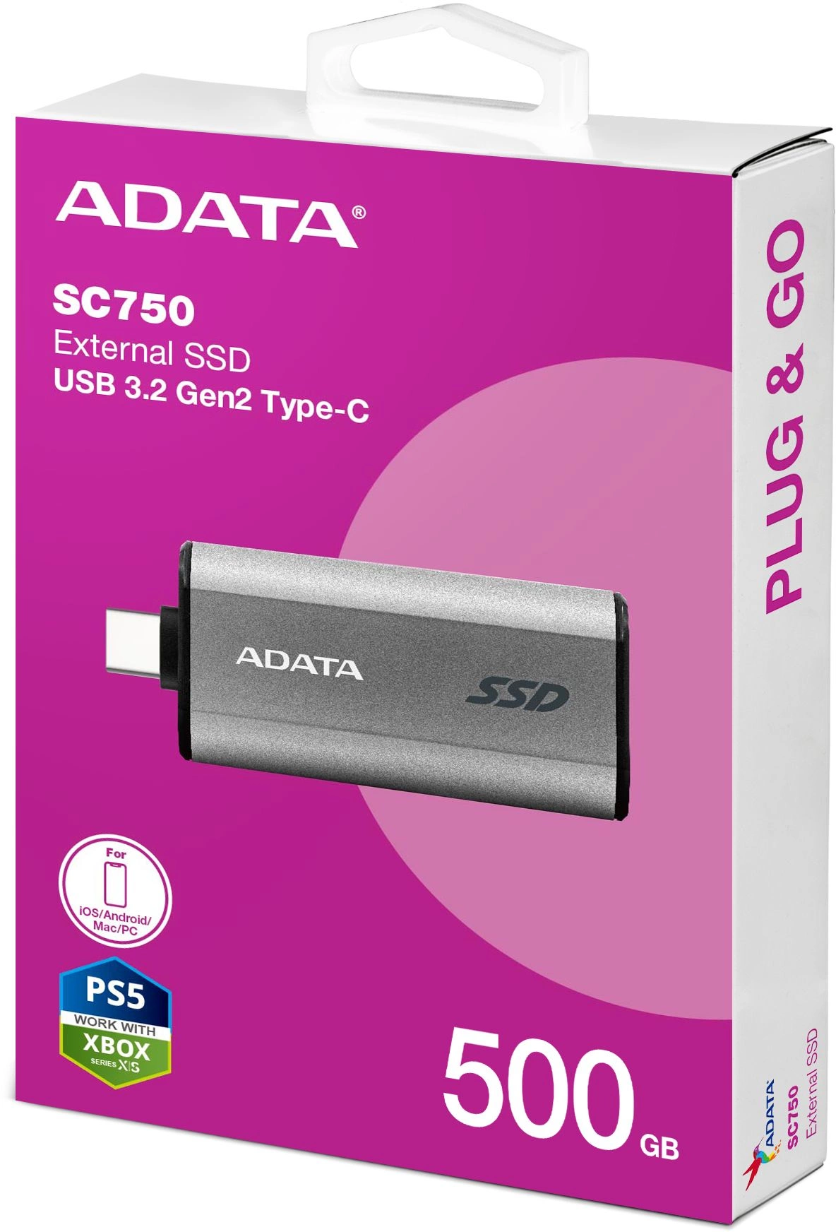A-DATA SC750-500G-CCBK