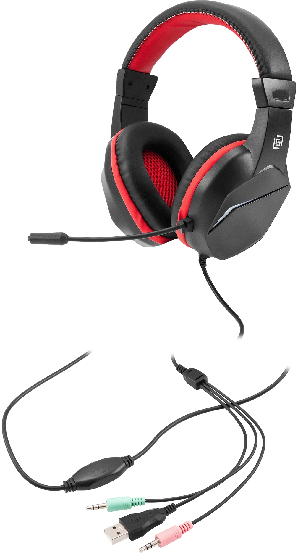 Oklick Наушники с микрофоном Оклик HS-L335G черный 2.2м мониторные USB (1972582) Oklick Наушники с микрофоном Оклик HS-L335G черный 2.2м мониторные USB (1972582)