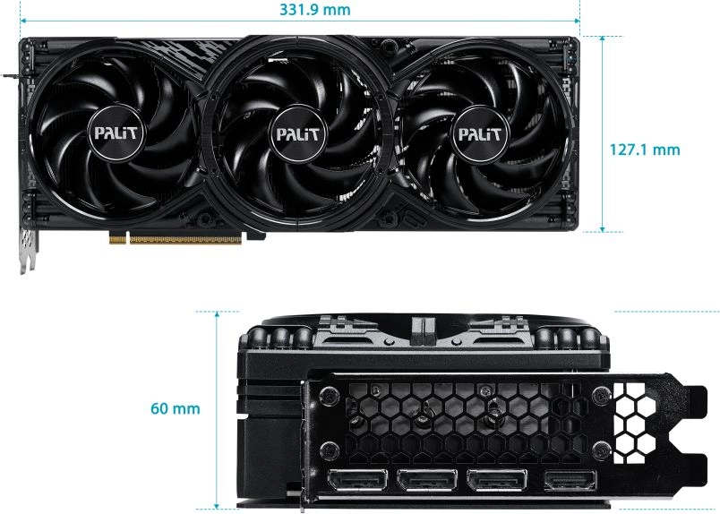 Видеокарта PCIE16 RTX5070 12GB PA-RTX5070 GAMINGPRO 12GB PALIT