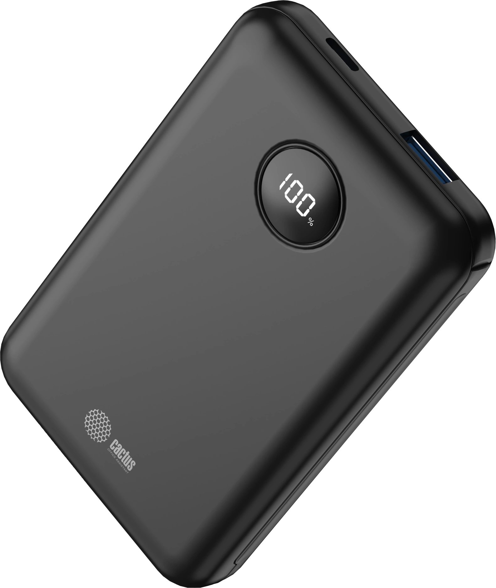 Мобильный аккумулятор Cactus CS-PBFSOA-10000 10000mAh 22.5W 4.5A USB-A/USB-C черный Мобильный аккумулятор Cactus CS-PBFSOA-10000 10000mAh 22.5W 4.5A USB-A/USB-C черный