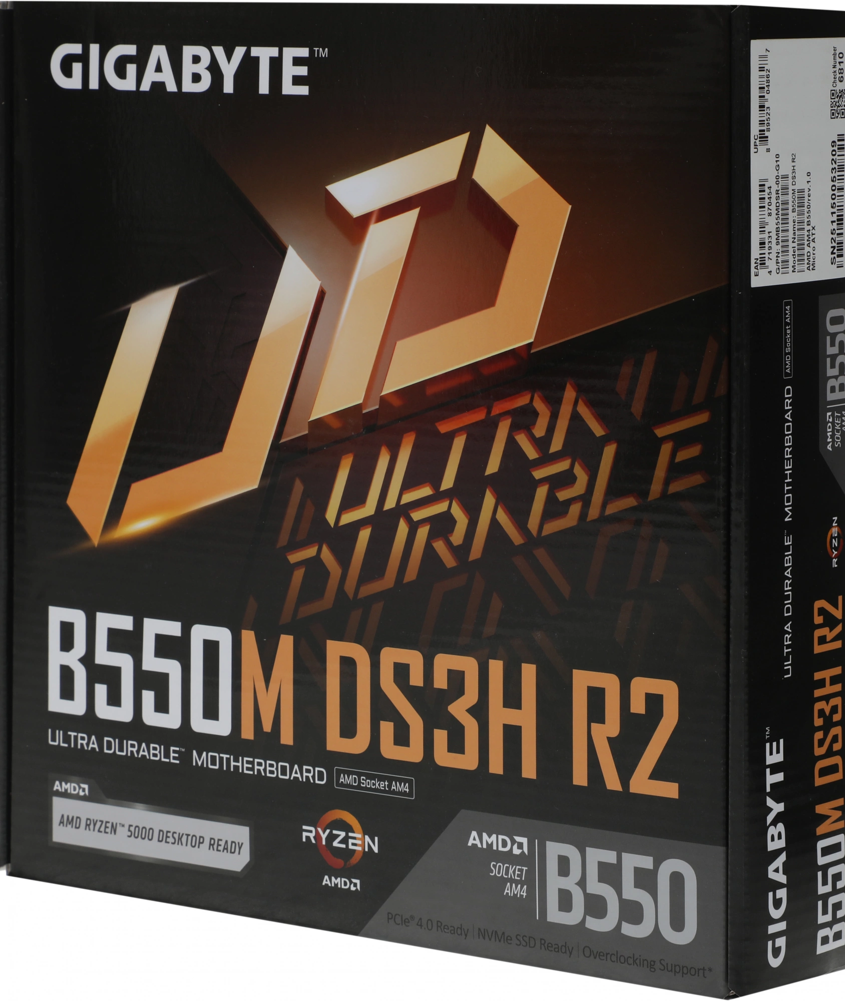 Gigabyte B550M DS3H R2 {AM4 AMD B550 4xDDR4 mATX }