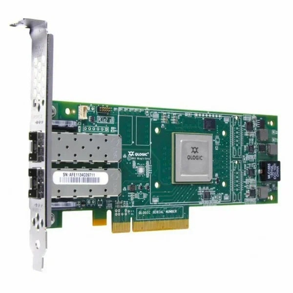 Контроллер Qlogic QLE2672-CK 16Gb Dual Port FC HBA x8 PCIe LC multi-mode optic