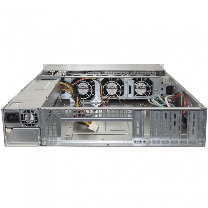 Supermicro CSE-825TQC-R1K03LPB Корпус компьютерный Black 2U SC825TQC SAS3 LP chassis w/ Red. 1000W PWS [CSE-825TQC-R1K03LPB]