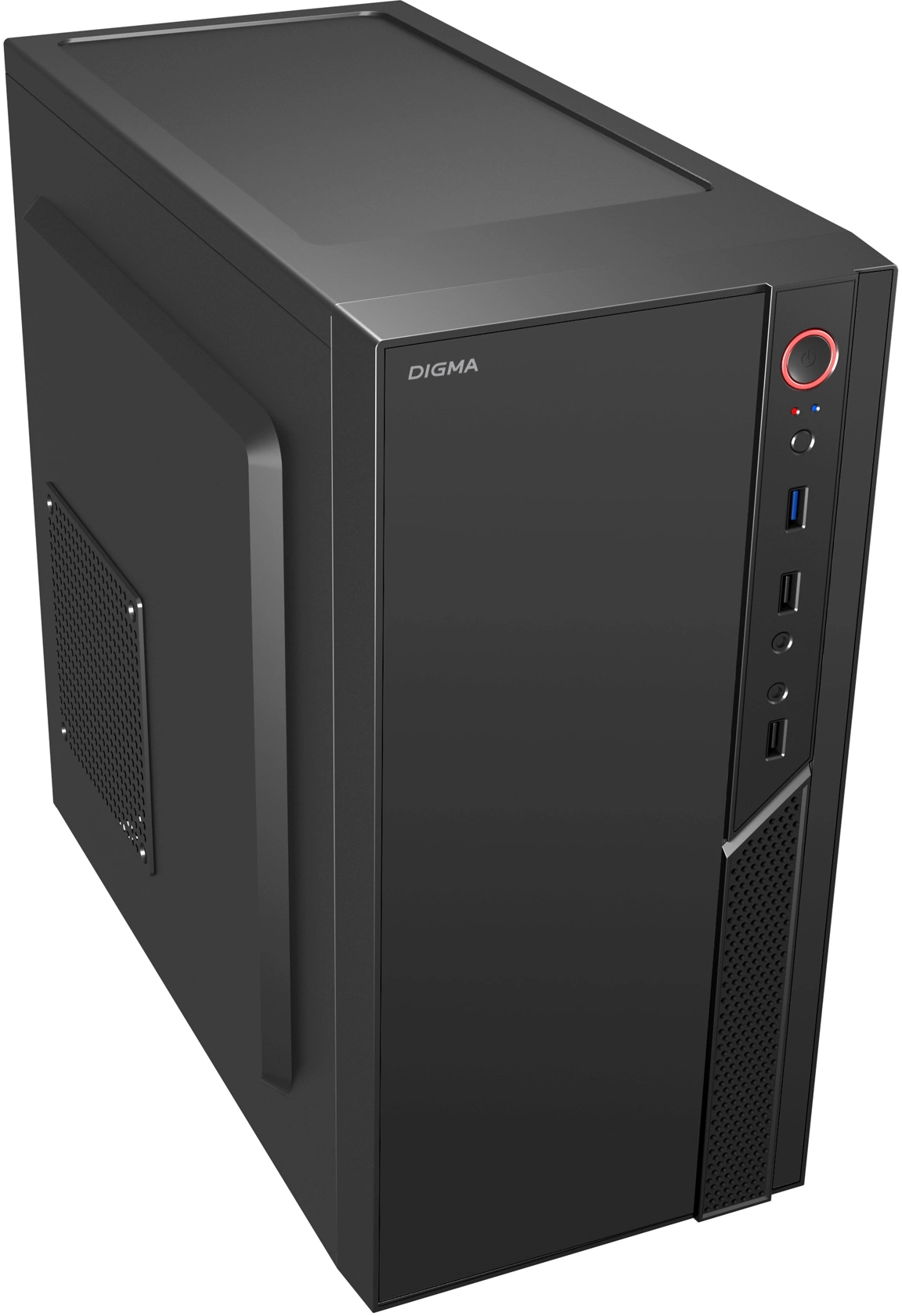 Корпус Digma DCC-MN306 черный без БП mATX 1x80mm 1x92mm 2x120mm 2xUSB2.0 1xUSB3.0 audio Корпус Digma DCC-MN306 черный без БП mATX 1x80mm 1x92mm 2x120mm 2xUSB2.0 1xUSB3.0 audio