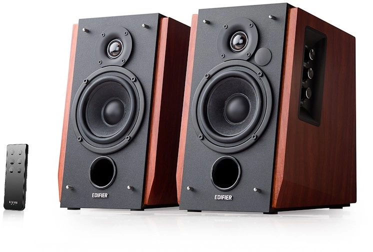 Edifier R1700 ВТ Black {2.0 Активные, 2 x 33W RMS, 85 дБА, дерево, беспроводной пульт ДУ}
