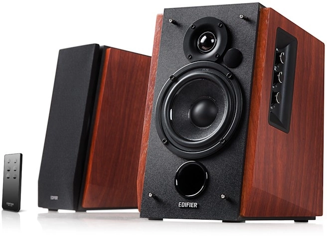 Edifier R1700 ВТ Black {2.0 Активные, 2 x 33W RMS, 85 дБА, дерево, беспроводной пульт ДУ}