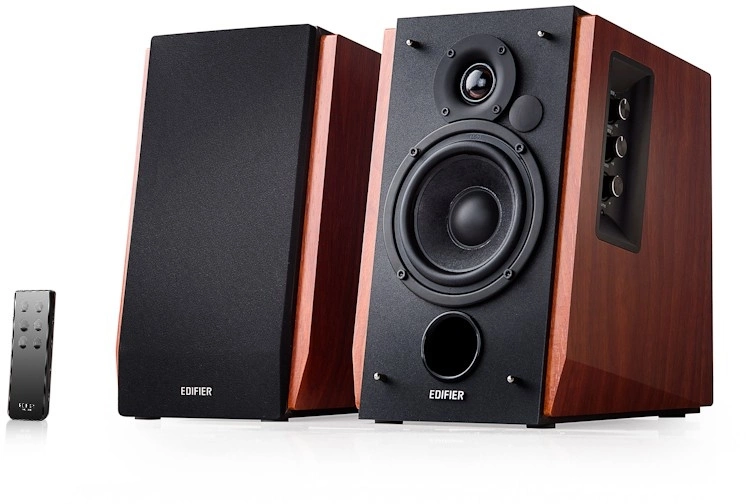 Edifier R1700 ВТ Black {2.0 Активные, 2 x 33W RMS, 85 дБА, дерево, беспроводной пульт ДУ}