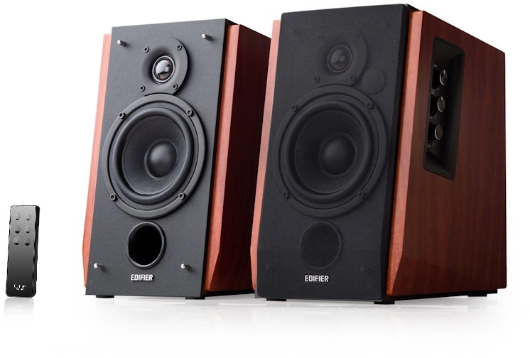 Edifier R1700 ВТ Black {2.0 Активные, 2 x 33W RMS, 85 дБА, дерево, беспроводной пульт ДУ}