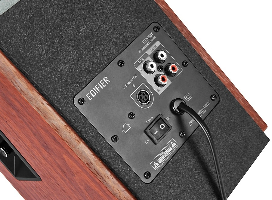 Edifier R1700 ВТ Black {2.0 Активные, 2 x 33W RMS, 85 дБА, дерево, беспроводной пульт ДУ}