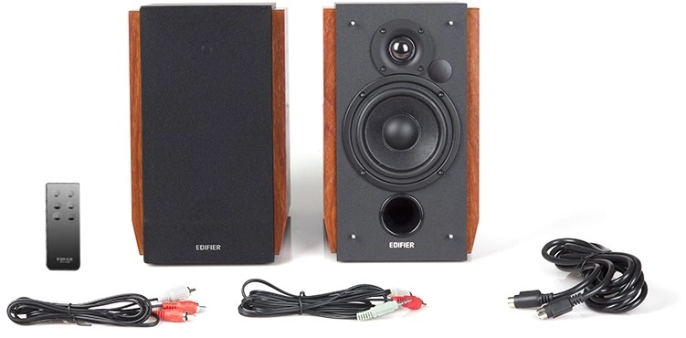 Edifier R1700 ВТ Black {2.0 Активные, 2 x 33W RMS, 85 дБА, дерево, беспроводной пульт ДУ}