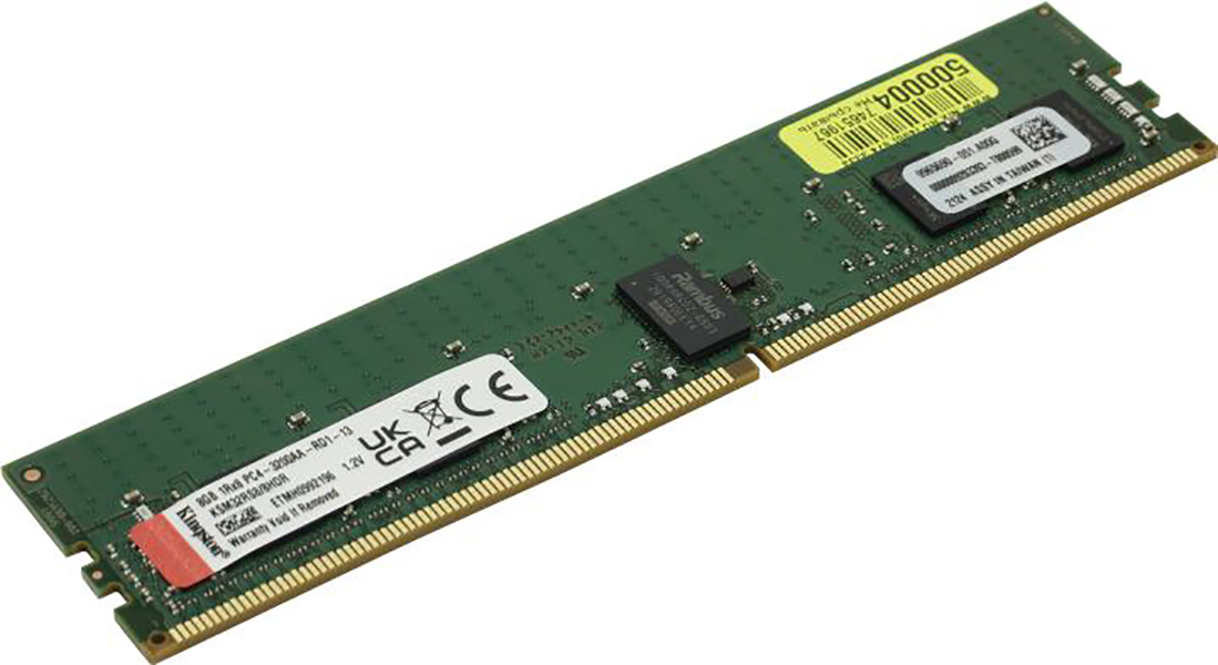 Kingston DDR4 8GB 3200MHz DDR4 ECC Reg CL22 DIMM 1Rx8 KSM32RS8/8HDR