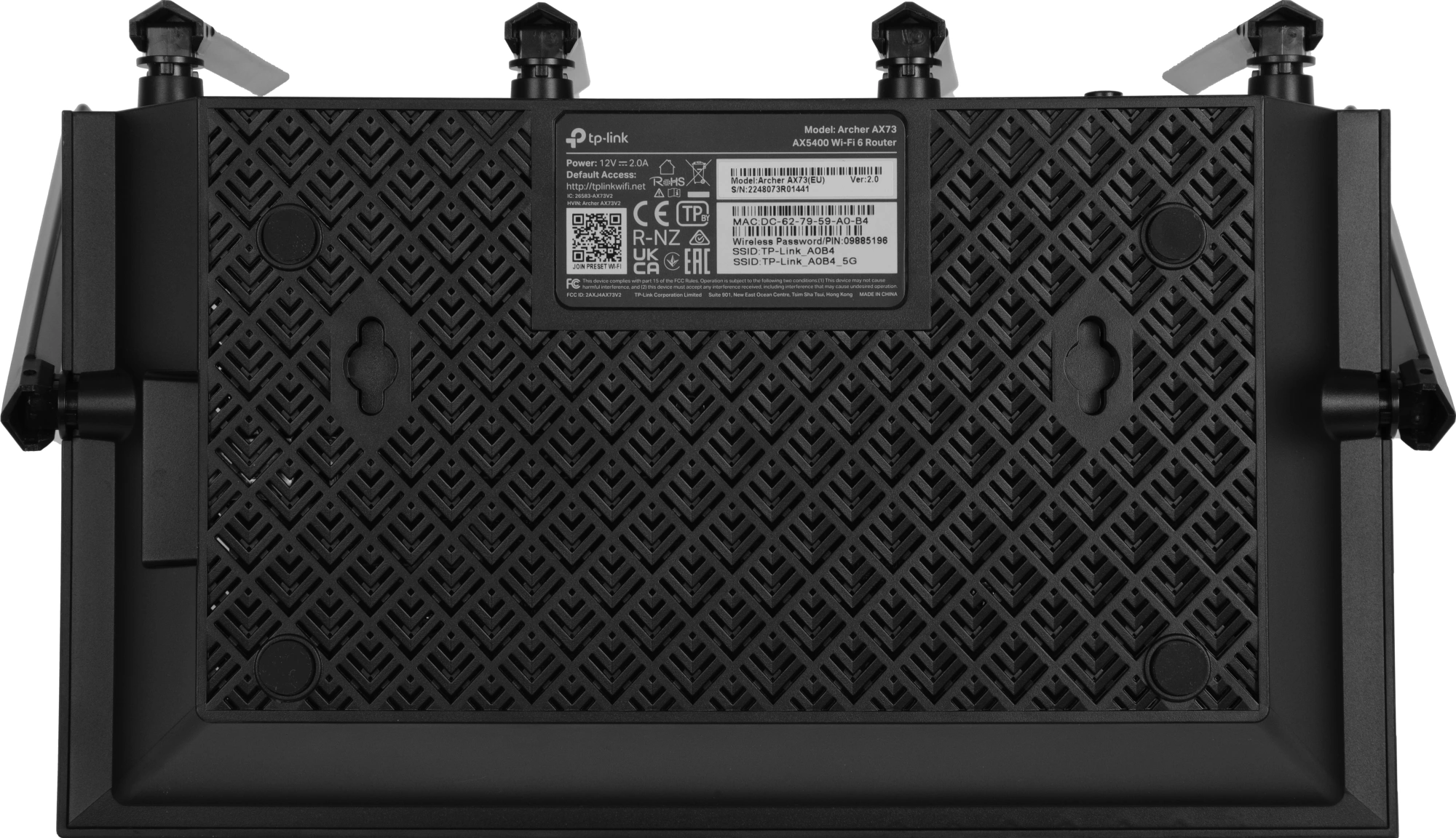 TP-Link Archer AX73 Двухдиапазонный гигабитный роутер Wi-Fi AX5400 с поддержкой Mesh