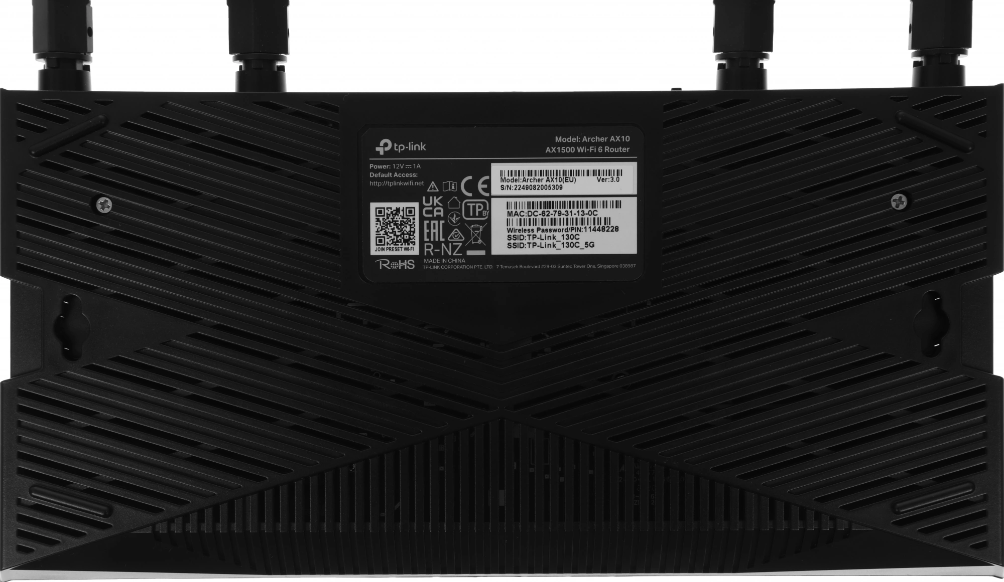TP-Link Archer AX10 Двухдиапазонный гигабитный роутер Wi-Fi AX1500 с поддержкой Mesh TP-Link Archer AX10 Двухдиапазонный гигабитный роутер Wi-Fi AX1500 с поддержкой Mesh