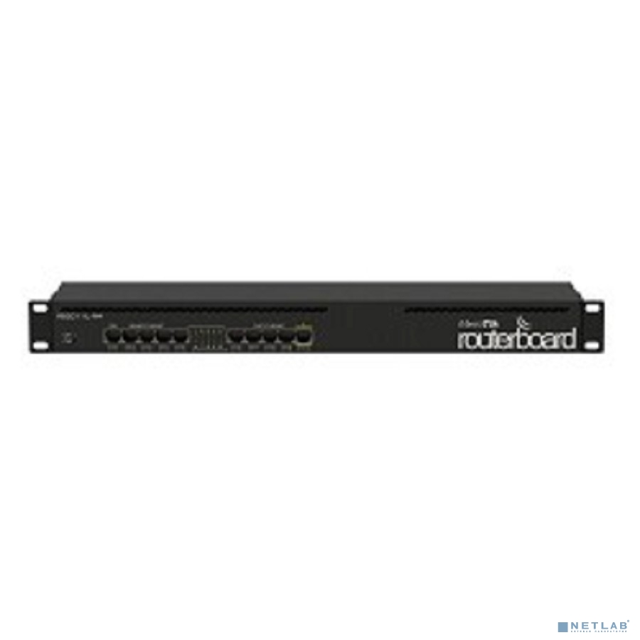 MikroTik RB2011iL-RM Маршрутизатор 5UTP  10/100Mbps  +  5UTP  10/100/1000Mbps with 1U rackmount case and power supply
