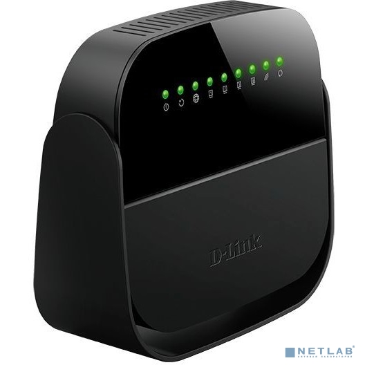 D-Link DSL-2740U/R1A Беспроводной маршрутизатор N300 ADSL2+, с поддержкой Ethernet WAN (Annex A)