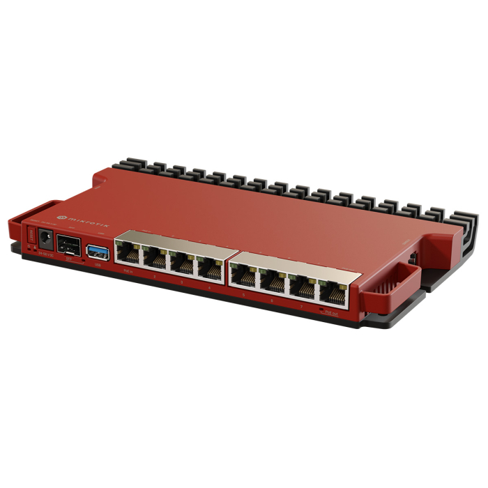 MikroTik L009UiGS-RM Маршрутизатор, 8*1Gbit, 1*SFP 2.5Gbit(вилка US)