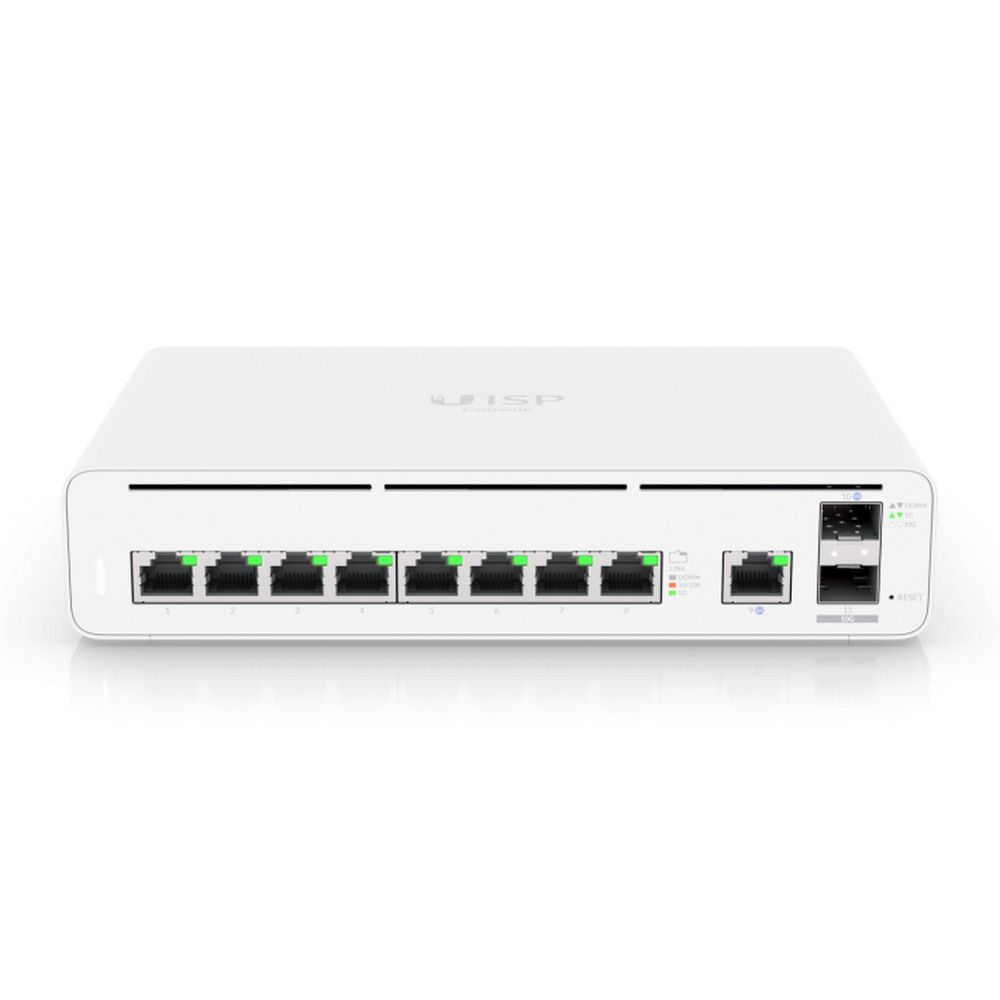 UBIQUITI Маршрутизатор UISP-Console 9* RJ45, 2*SFP+ UBIQUITI Маршрутизатор UISP-Console 9* RJ45, 2*SFP+