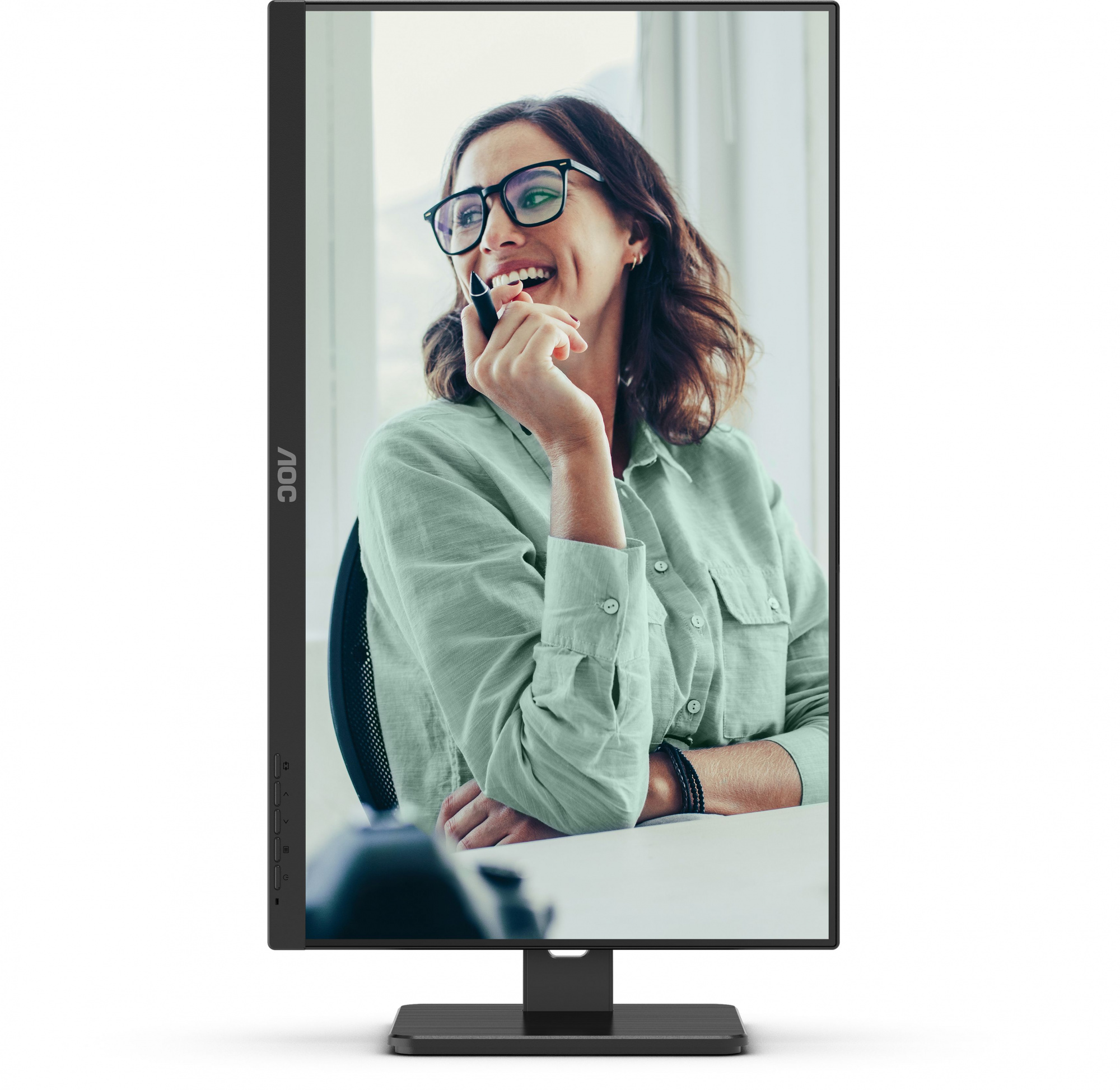 LCD AOC 27" Q27P3CV  Pro черный {IPS 2560x1440 75Hz 4ms 16:9 1000:1 350cd 178/178 2xHDMI1.4 DisplayPort1.2 RJ45 4xUSB3.2 USB-C(65W) M/M HAS Pivot}