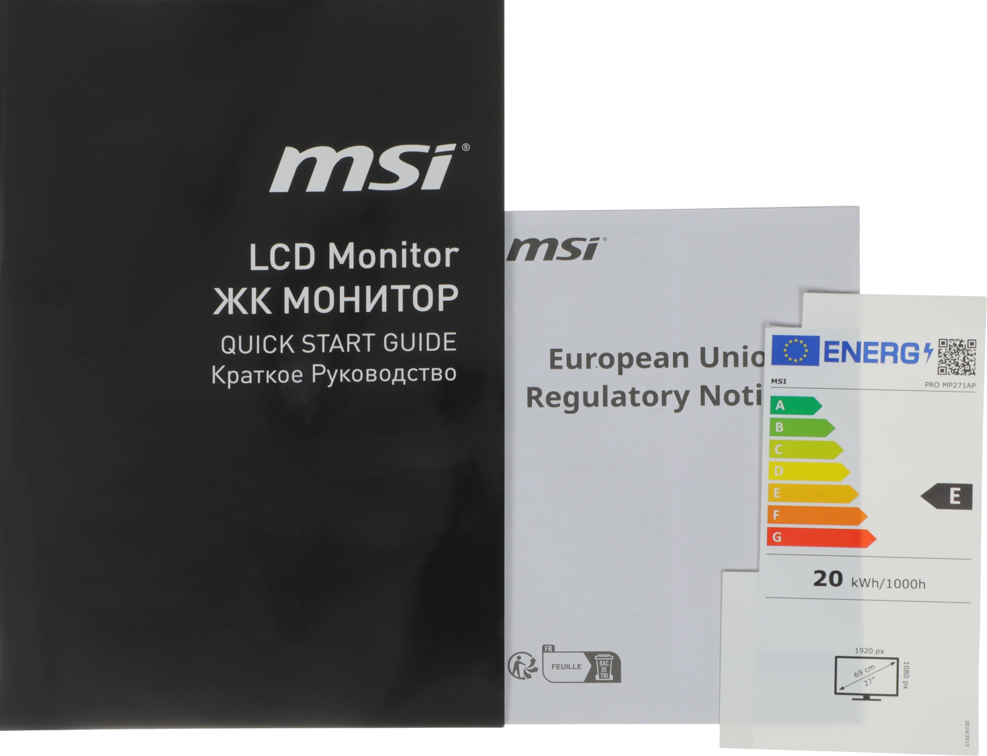 MSI PRO 27&quot; MP271AP черный {IPS 1920x1080 100hz 1ms 178/178 300cd 1000:1 8bit(6bit+FRC) D-Sub HDMI1.4 DisplayPort1.2 2x2W HAS Pivot VESA} [9S6-3PA29T-086]