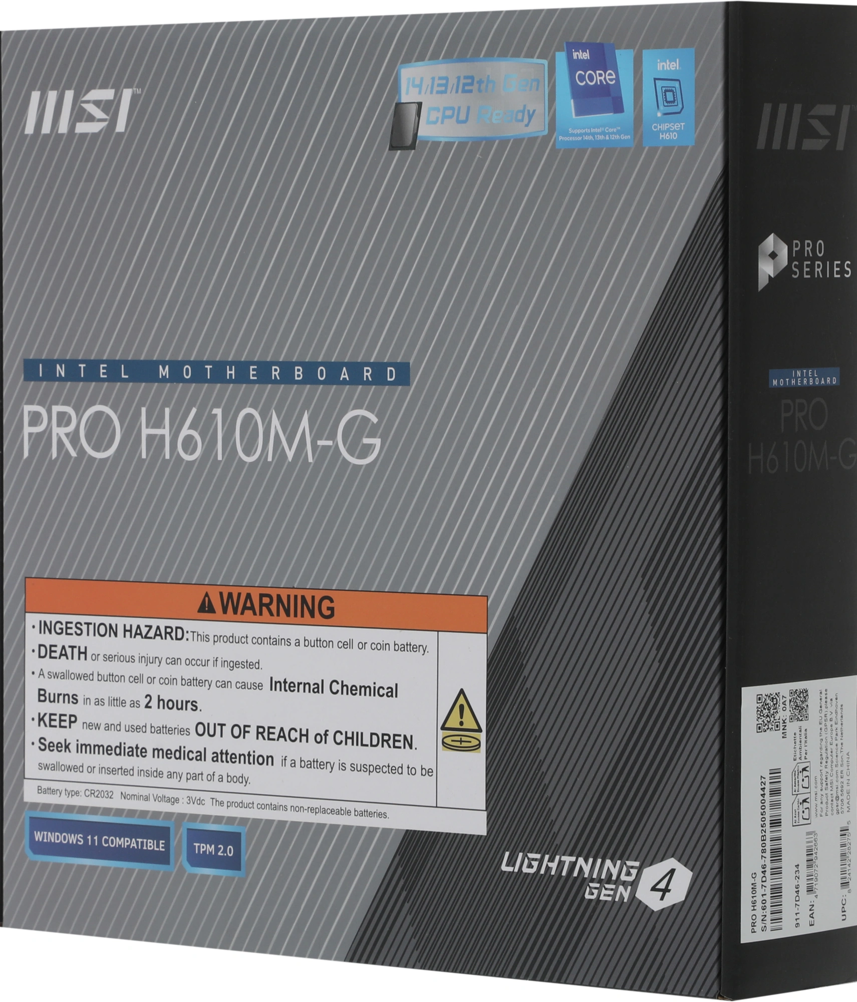 MSI PRO H610M-G