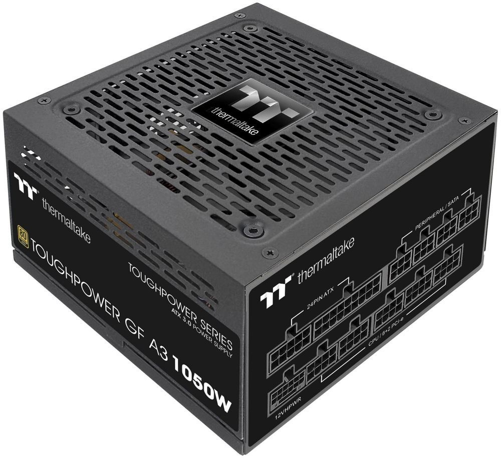 Блок питания Thermaltake Toughpower GF A3 Gen.5,  1050Вт,  140мм,  черный, retail [ps-tpd-1050fnfage-h]