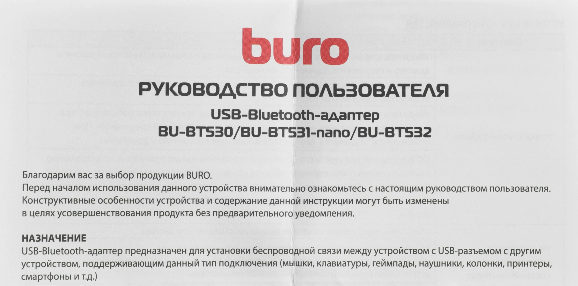 BURO BU-BT531-NANO