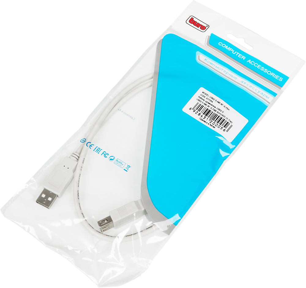 BURO USB2.0-AM-AF-0,75M