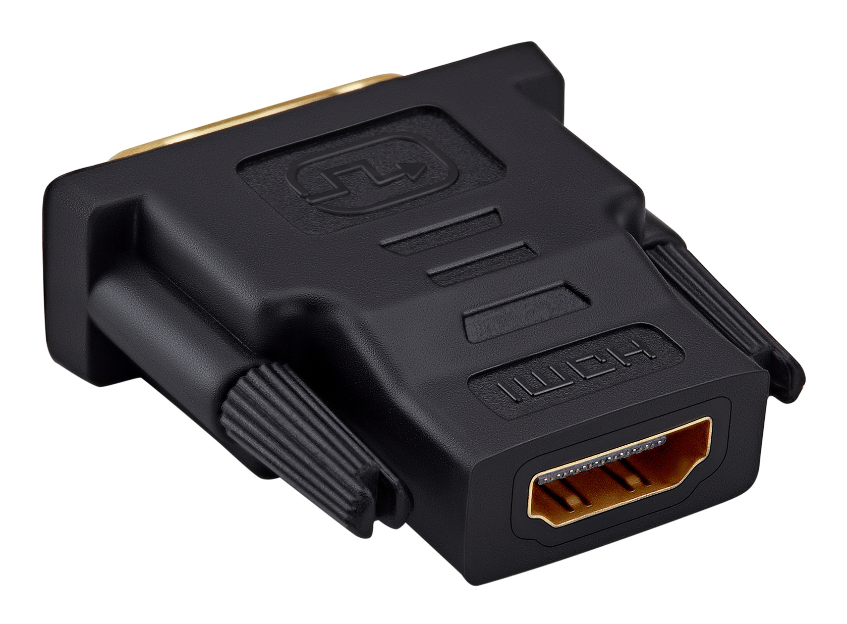 Переходник Buro HDMI-19FDVID-M_ADPT HDMI (f) DVI-D (m) черный